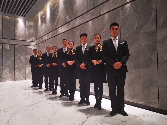 華潤冬裝工作服定做案例